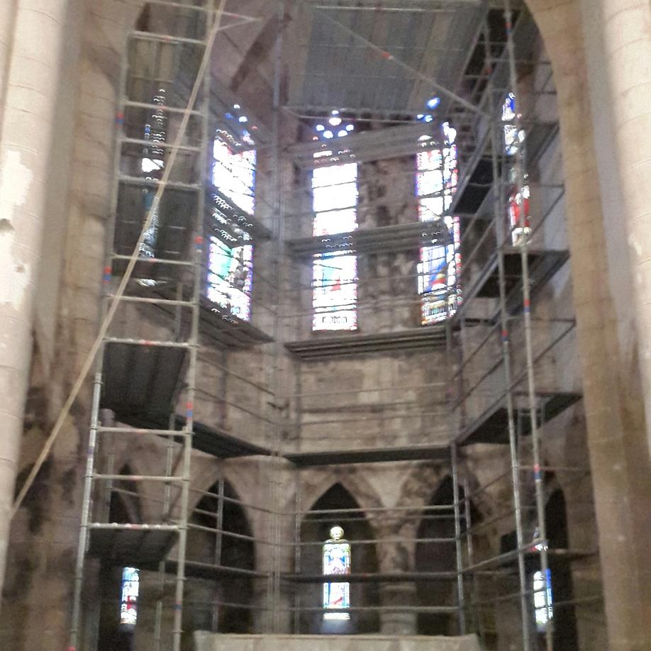 Restauration abbaye Marcilhac